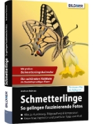 Buchcover und Innenansicht für das Buch: Schmetterlinge - so gelingen faszinierende Fotos