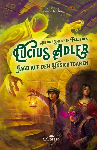 Buchcover und Innenansicht für das Buch: Jagd auf den Unsichbaren
