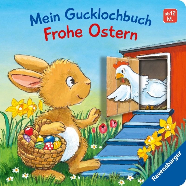 Buchcover und Innenansicht für das Buch: Mein Gucklochbuch: Frohe Ostern