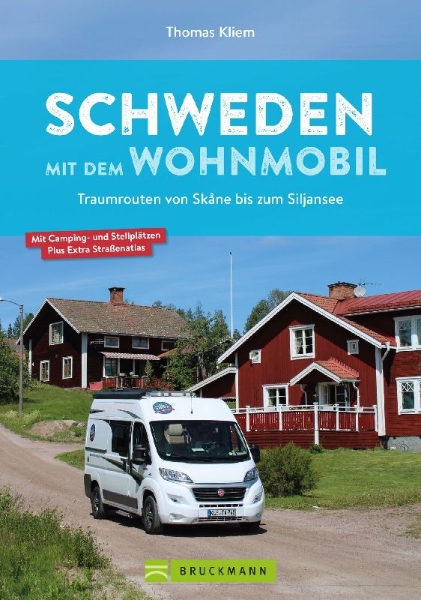 Buchcover und Innenansicht für das Buch: Schweden mit dem Wohnmobil
