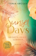 Buchcover und Innenansicht für das Buch: Broken Heart Summer - Sunset Days