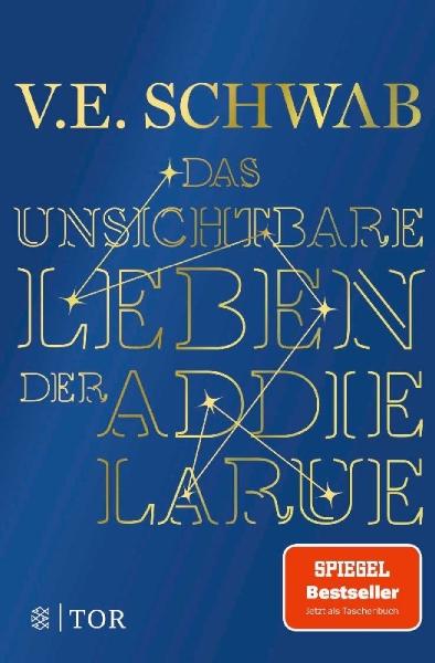 Buchcover und Innenansicht für das Buch: The Invisible Life of Addie LaRue