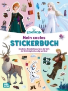 Buchcover und Innenansicht für das Buch: Disney Die Eiskönigin: Mein cooles Stickerbuch