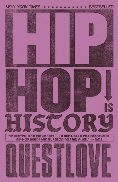 Buchcover und Innenansicht für das Buch: Hip-Hop Is History