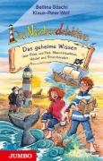 Buchcover und Innenansicht für das Buch: Die Nordseedetektive. Das geheime Wissen über Ebbe und Flut, Meeresleuchten, Heuler und Strandpiraten