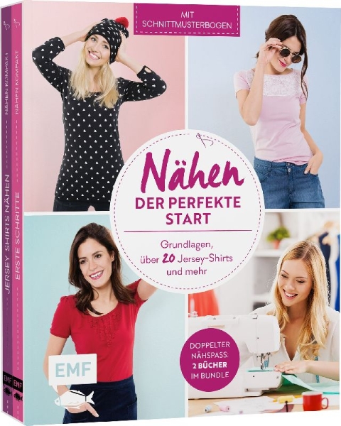 Buchcover und Innenansicht für das Buch: Nähen - Der perfekte Start