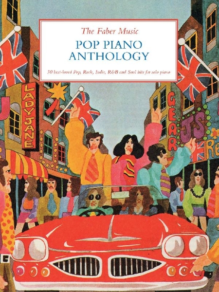 Buchcover und Innenansicht für das Buch: The Faber Music Pop Piano Anthology