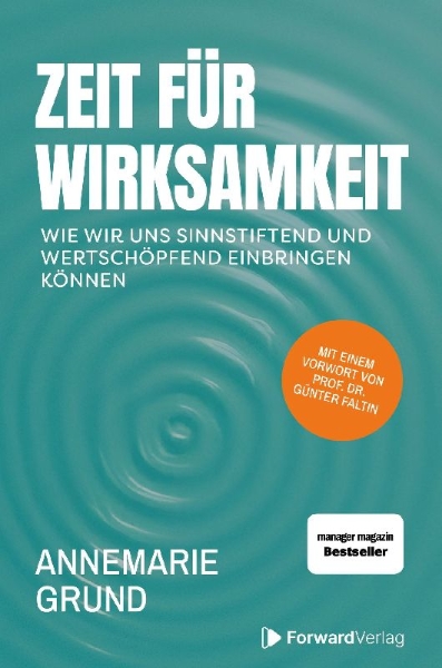 Buchcover und Innenansicht für das Buch: Zeit für Wirksamkeit