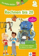 Buchcover und Innenansicht für das Buch: Klett Die Mathe-Helden Rechnen bis 20 1. Klasse