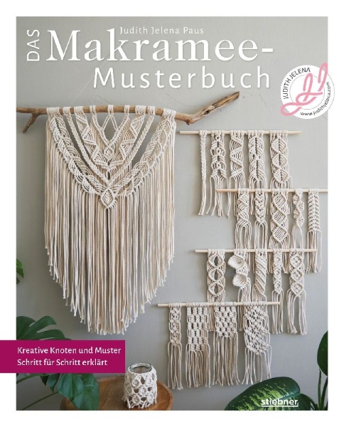 Buchcover und Innenansicht für das Buch: Das Makramee Musterbuch