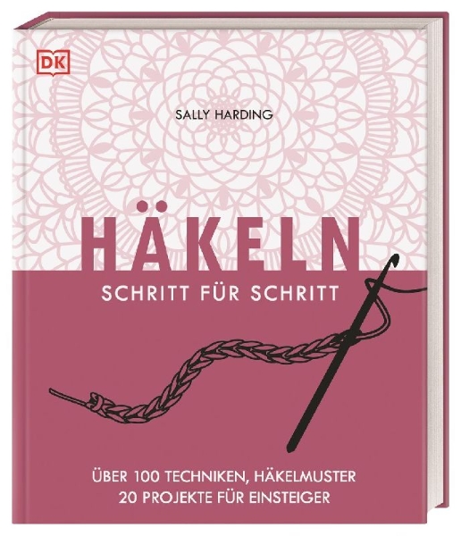 Buchcover und Innenansicht für das Buch: Häkeln Schritt für Schritt