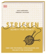 Buchcover und Innenansicht für das Buch: Stricken Schritt für Schritt
