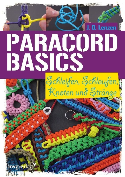 Buchcover und Innenansicht für das Buch: Paracord-Basics