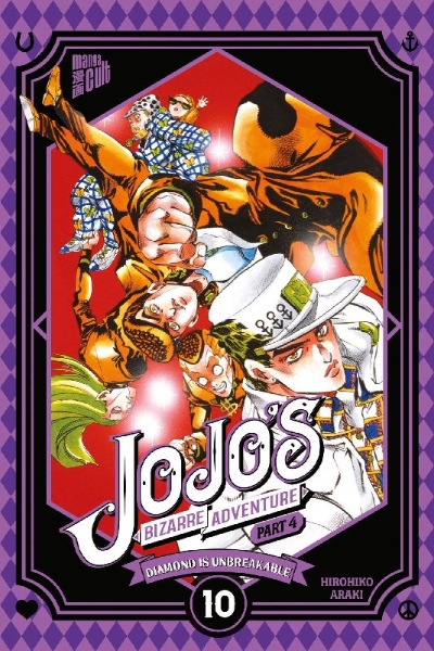 Buchcover und Innenansicht für das Buch: JoJo's Bizarre Adventure - Part 4 Diamond is Unbreakable 10