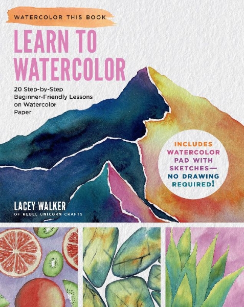 Buchcover und Innenansicht für das Buch: Learn to Watercolor