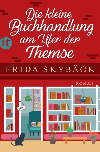 Buchcover und Innenansicht für das Buch: Bokhandeln på Riverside Drive