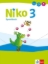 Buchcover und Innenansicht für das Buch: Niko Sprachbuch 3. Schülerbuch mit Grammatik-Einleger Klasse 3