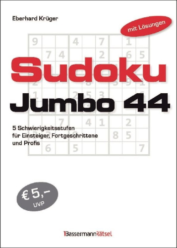Buchcover und Innenansicht für das Buch: Sudokujumbo 44