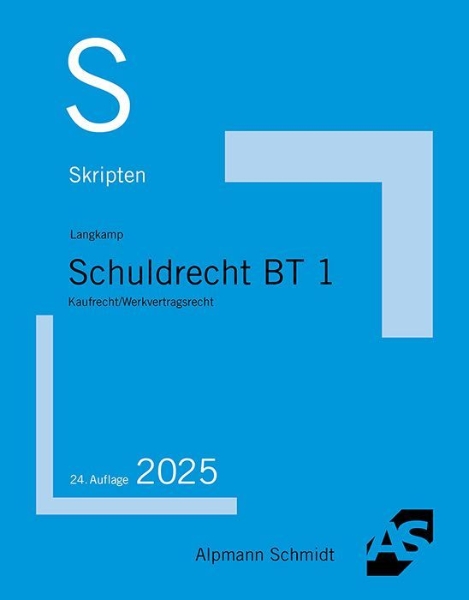 Buchcover und Innenansicht für das Buch: Skript Schuldrecht BT 1