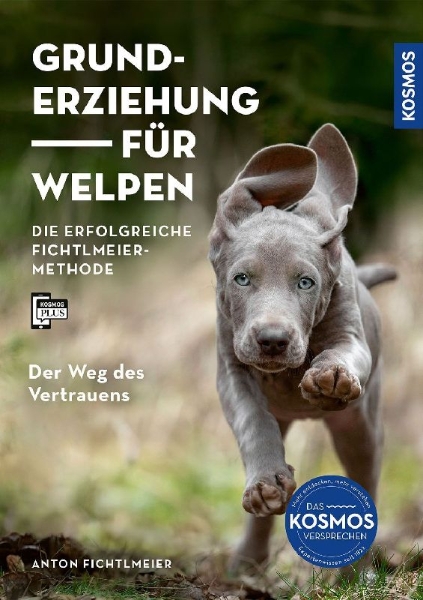 Buchcover und Innenansicht für das Buch: Grunderziehung für Welpen