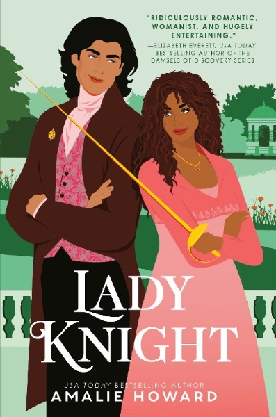 Buchcover und Innenansicht für das Buch: Lady Knight