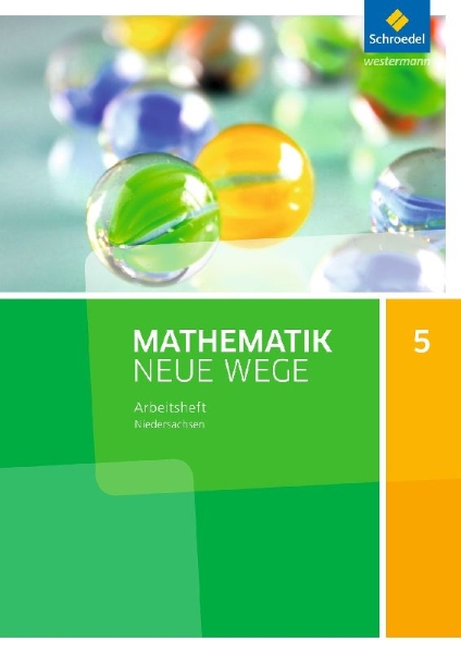 Buchcover und Innenansicht für das Buch: Mathematik Neue Wege SI 5. Arbeitsheft. G9. Niedersachsen