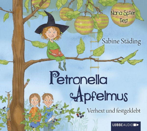 Buchcover und Innenansicht für das Buch: Petronella Apfelmus 01 - Verhext und festgeklebt