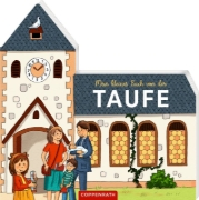 Buchcover und Innenansicht für das Buch: Mein kleines Buch von der Taufe