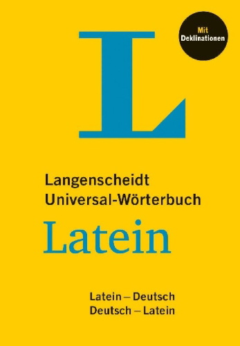 Buchcover und Innenansicht für das Buch: Langenscheidt Universal-Wörterbuch Latein