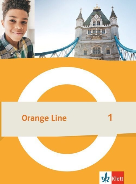 Buchcover und Innenansicht für das Buch: Orange Line 1. Schulbuch (fester Einband) Klasse 5