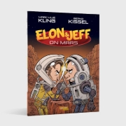 Buchcover und Innenansicht für das Buch: Elon & Jeff on Mars
