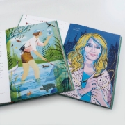 Buchcover und Innenansicht für das Buch: Good Night Stories for Rebel Girls 2