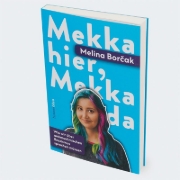 Buchcover und Innenansicht für das Buch: Mekka hier, Mekka da