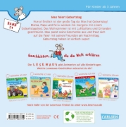 Buchcover und Innenansicht für das Buch: LESEMAUS 21: Max feiert Geburtstag