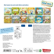 Buchcover und Innenansicht für das Buch: Hör mal (Soundbuch): Wimmelbuch: Am Wasser
