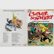 Buchcover und Innenansicht für das Buch: Mortadelo y Filemon: Los cacharros majaretas