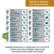 Buchcover und Innenansicht für das Buch: Bordatlas Stellplatzführer 2026