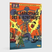 Buchcover und Innenansicht für das Buch: Les Sarcophages du 6e continent - Tome 1