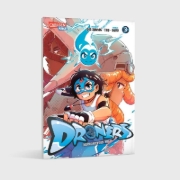 Buchcover und Innenansicht für das Buch: Droners - Tales of Nui