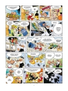 Buchcover und Innenansicht für das Buch: Mortadelo y Filemon: A la caza del cuadro