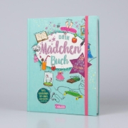 Buchcover und Innenansicht für das Buch: Dein Mädchenbuch: über 230 Ideen für mehr Glitzer im Leben