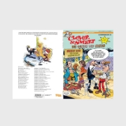 Buchcover und Innenansicht für das Buch: Mortadelo y Filemon: Elecciones