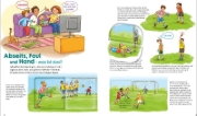 Buchcover und Innenansicht für das Buch: WAS IST WAS Junior Band 8 Fußball