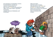 Buchcover und Innenansicht für das Buch: Lesenlernen mit Spaß - Minecraft 1: Zombies - bis der Arzt kommt!