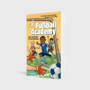 Buchcover und Innenansicht für das Buch: Fußball Academy 1: Eine wichtige Entscheidung
