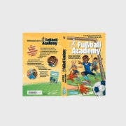 Buchcover und Innenansicht für das Buch: Fußball Academy 1: Eine wichtige Entscheidung