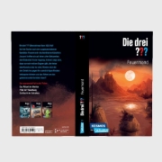 Buchcover und Innenansicht für das Buch: Die drei ???: Feuermond