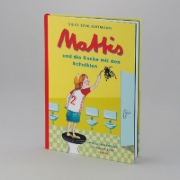 Buchcover und Innenansicht für das Buch: Mattis und die Sache mit den Schulklos
