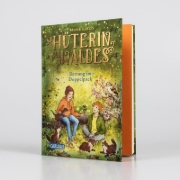 Buchcover und Innenansicht für das Buch: Hüterin des Waldes 5: Rettung im Doppelpack