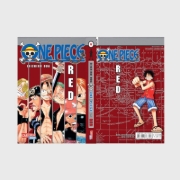 Buchcover und Innenansicht für das Buch: One Piece Red Grand Characters